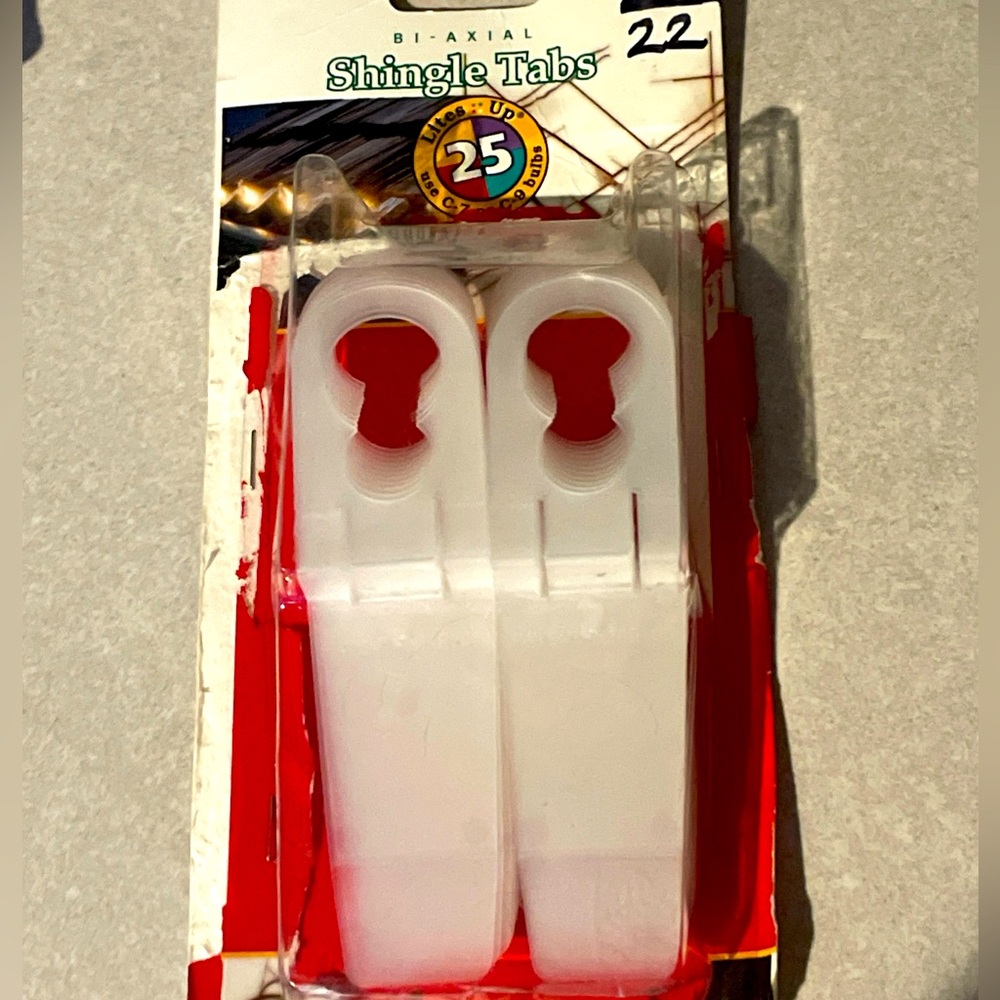 Holiday light Shingle Tabs, unused